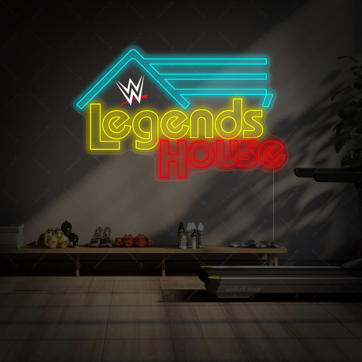 "Wwe Legends House" Letrero de neón