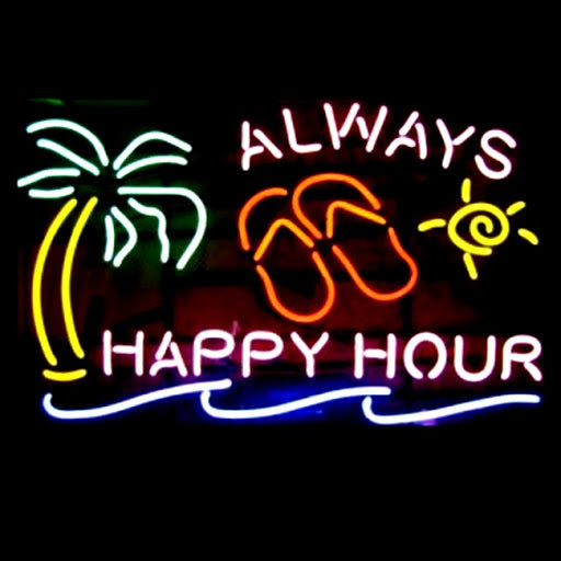 "Always Happy Hour" Letreros Neon