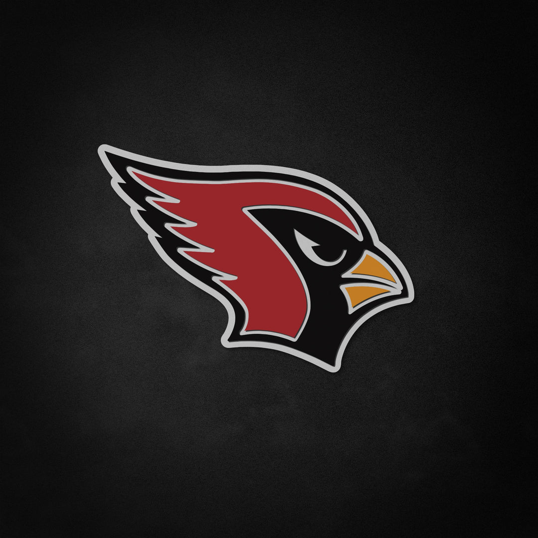 "Logotipo del equipo de fútbol americano, fanáticos de los deportes" Neon Like