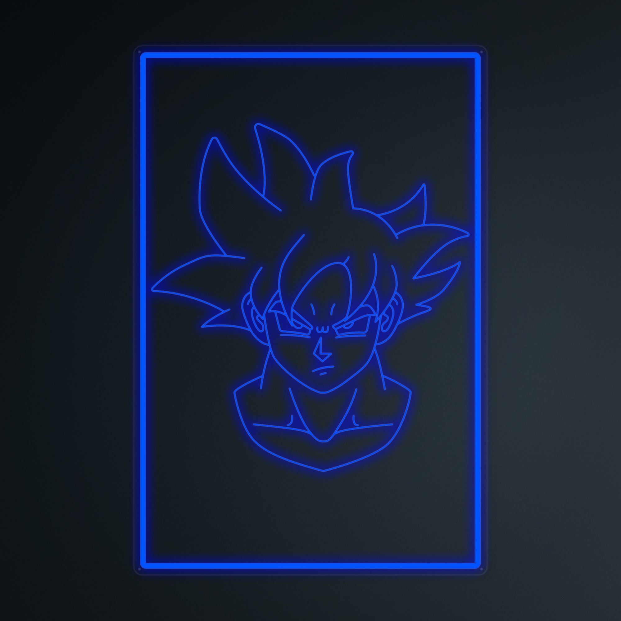 "Anime Goku Ultra Instinct" Mini letrero de neón