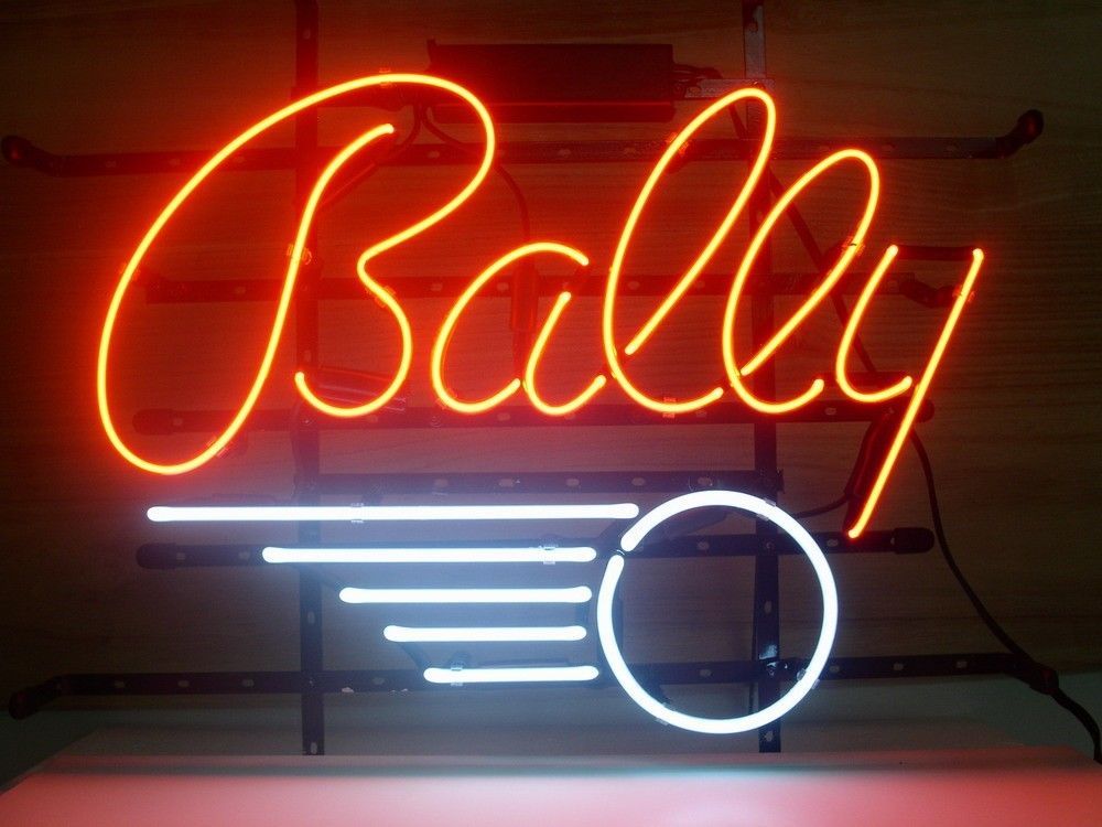 "Pinball Bally" Letreros Neon