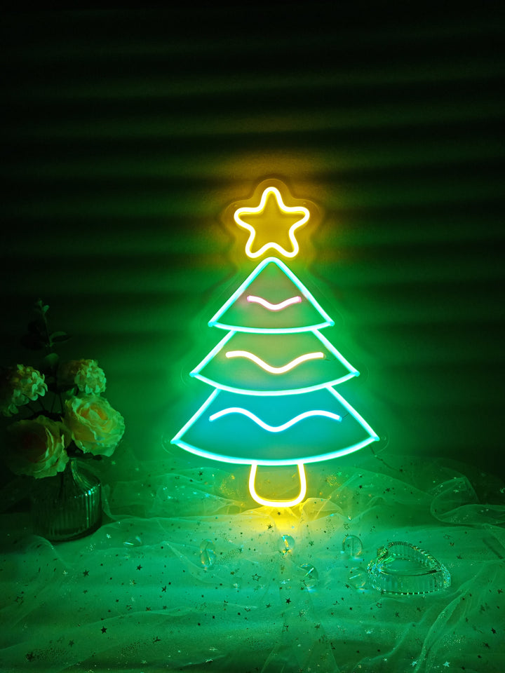 "Árbol De Navidad" Letreros Neon (Inventario: 3 unidades)