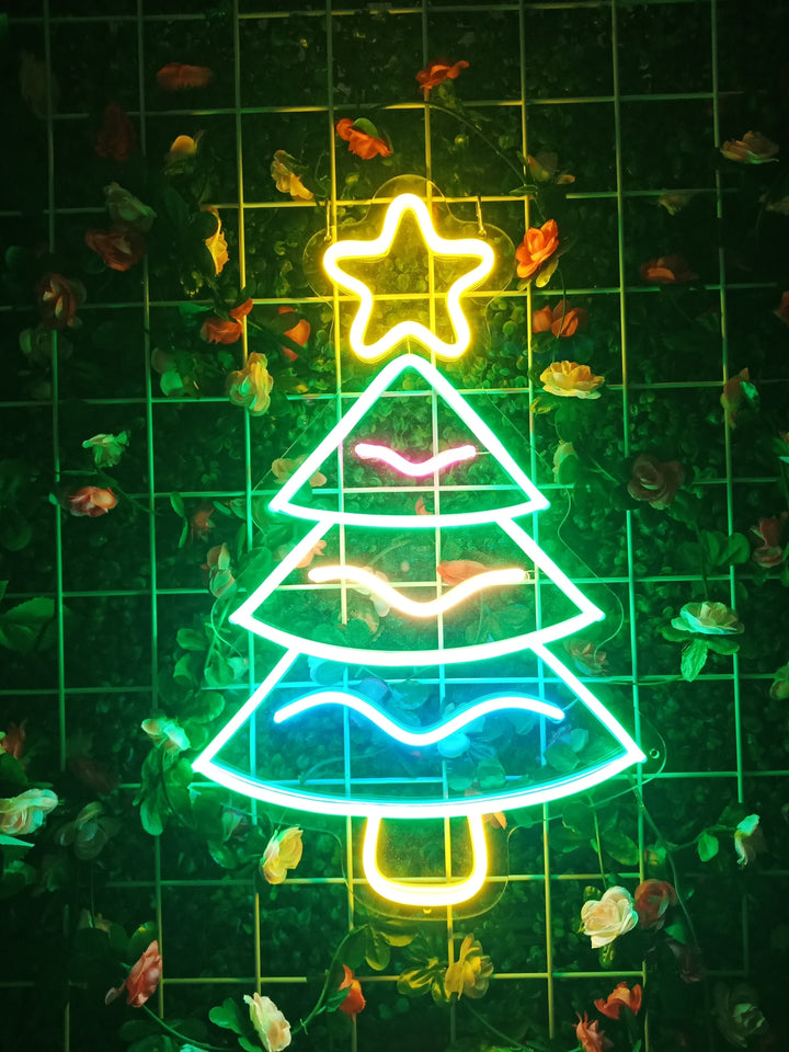 "Árbol De Navidad" Letreros Neon (Inventario: 3 unidades)