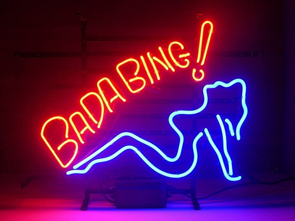 "Bada Bing" Letreros Neon