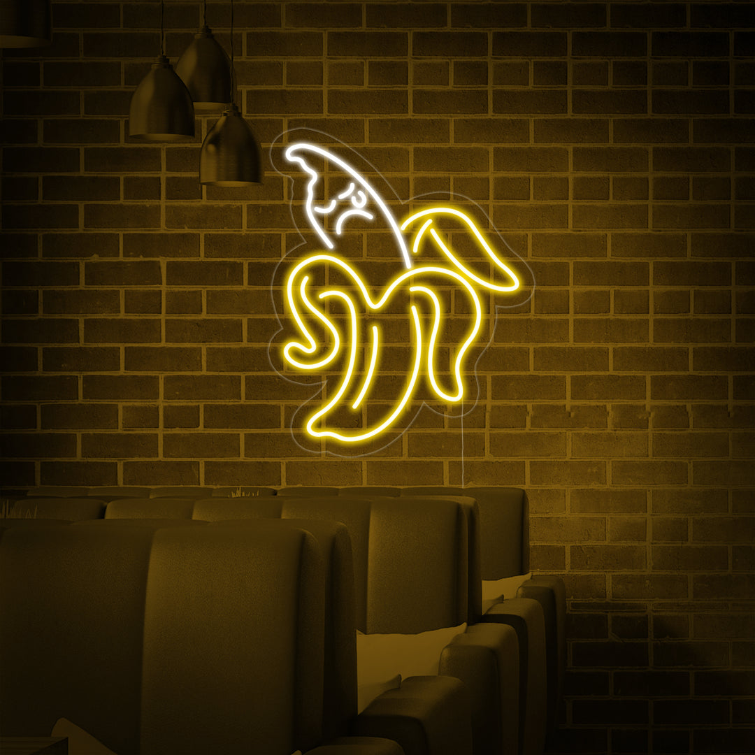 "Plátano, Fruta" Letreros Neon