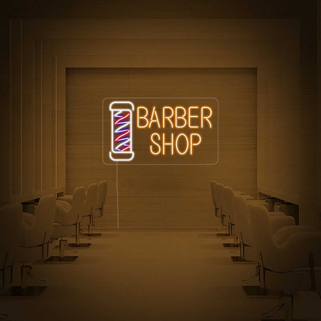 "Barber Shop" Letreros Neon