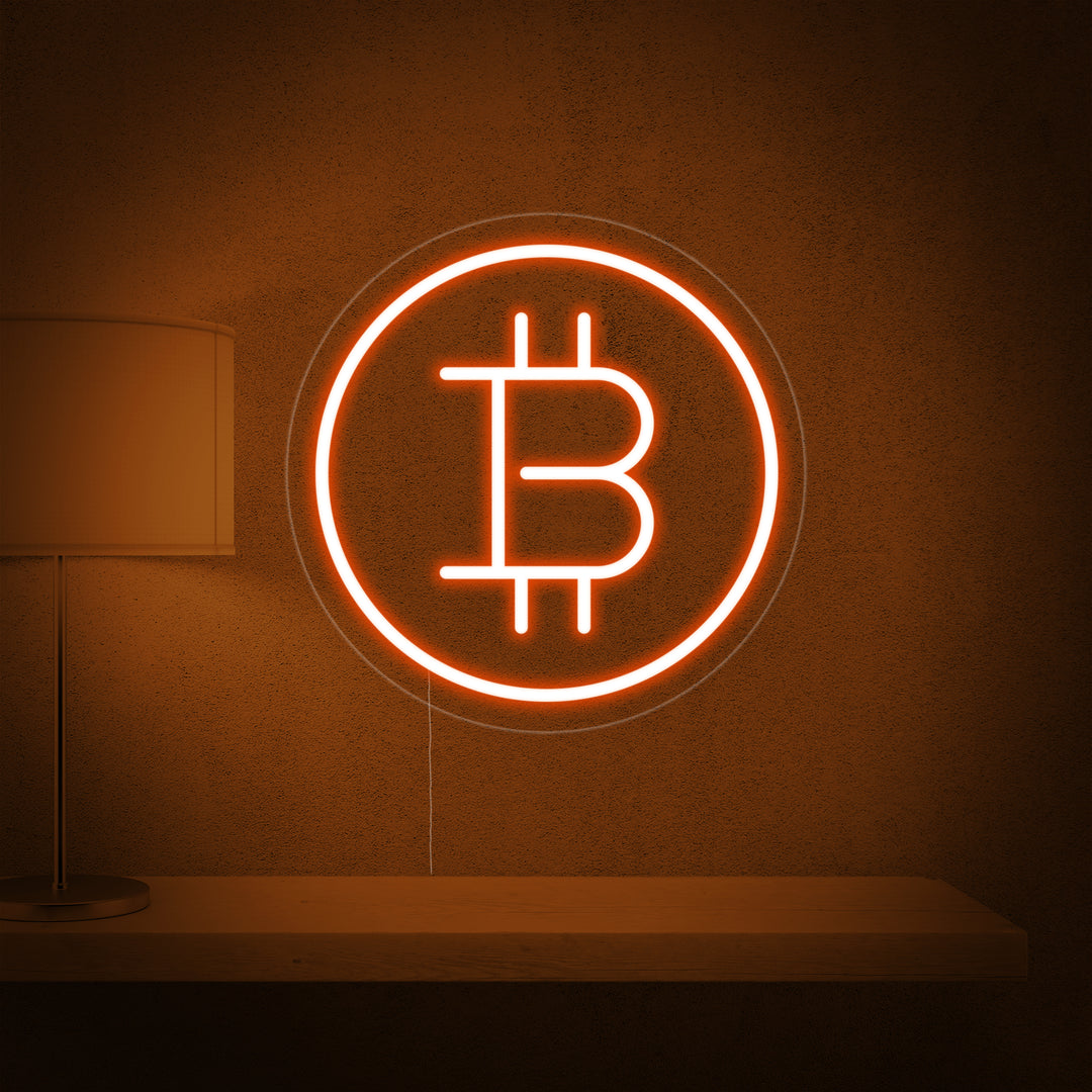 "Bitcoin" Letreros Neon