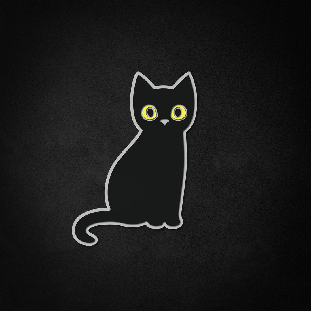 "Gato negro" Neon Like