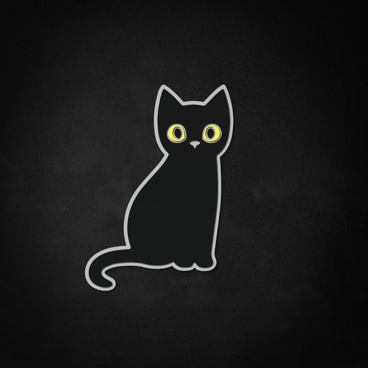 "Gato negro" Neon Like