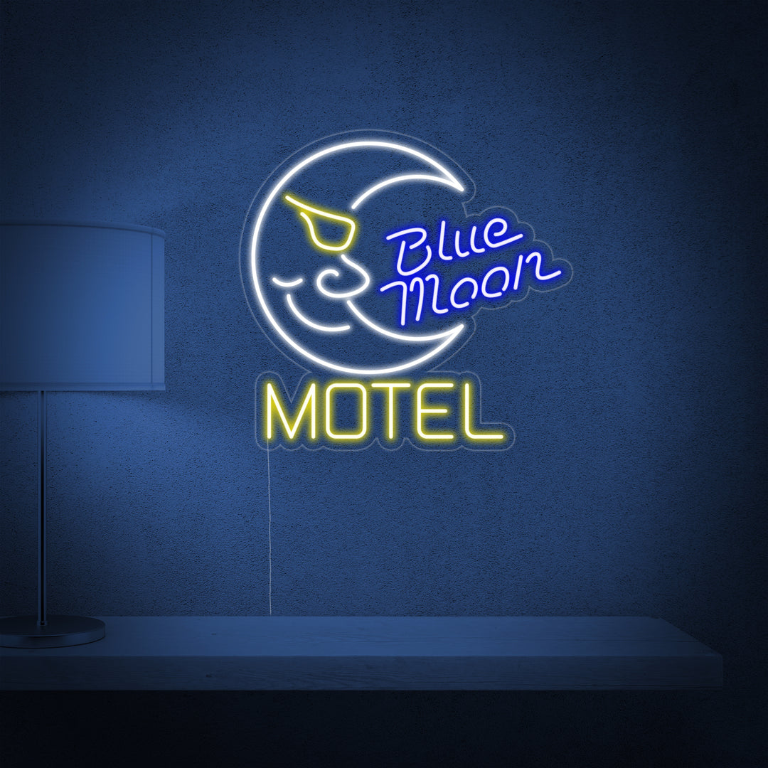 "Blue Moon Motel, Hotel" Letreros Neon