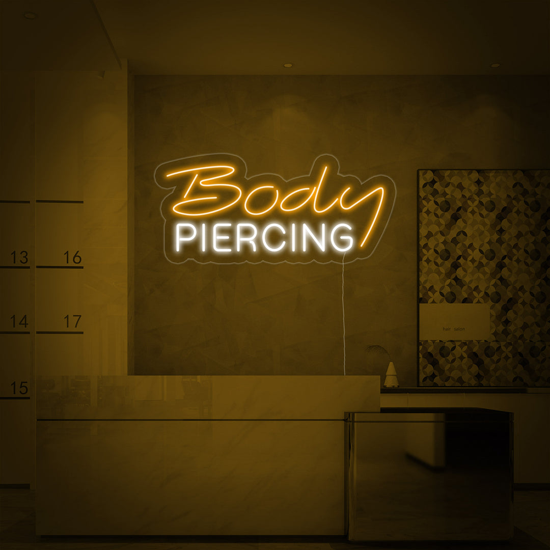"Body Piercing" Letreros Neon