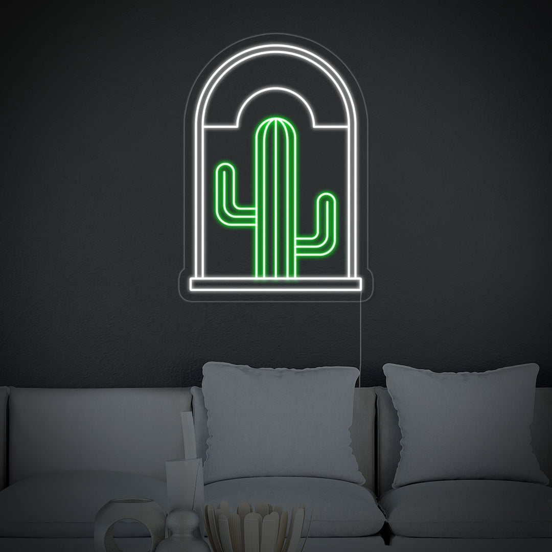 "Cactus Bohemio" Letreros Neon