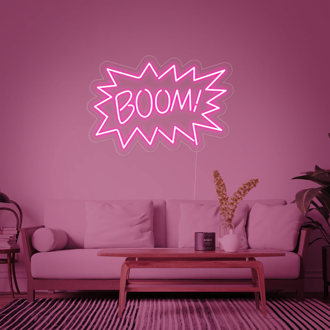 "Boom" Letreros Neon