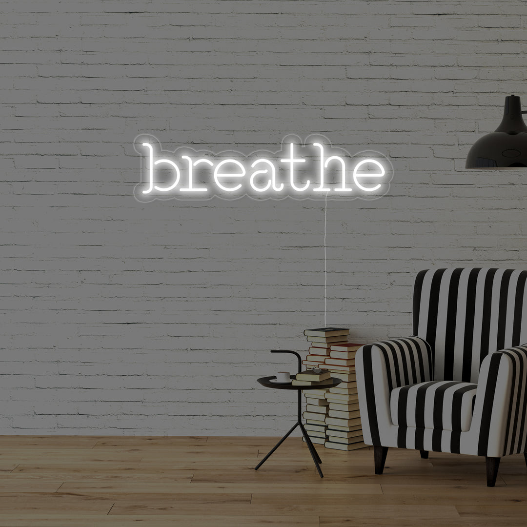 "Breathe" Letreros Neon