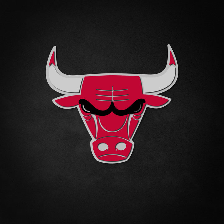 "Bulls, fanáticos de los deportes" Neon Like