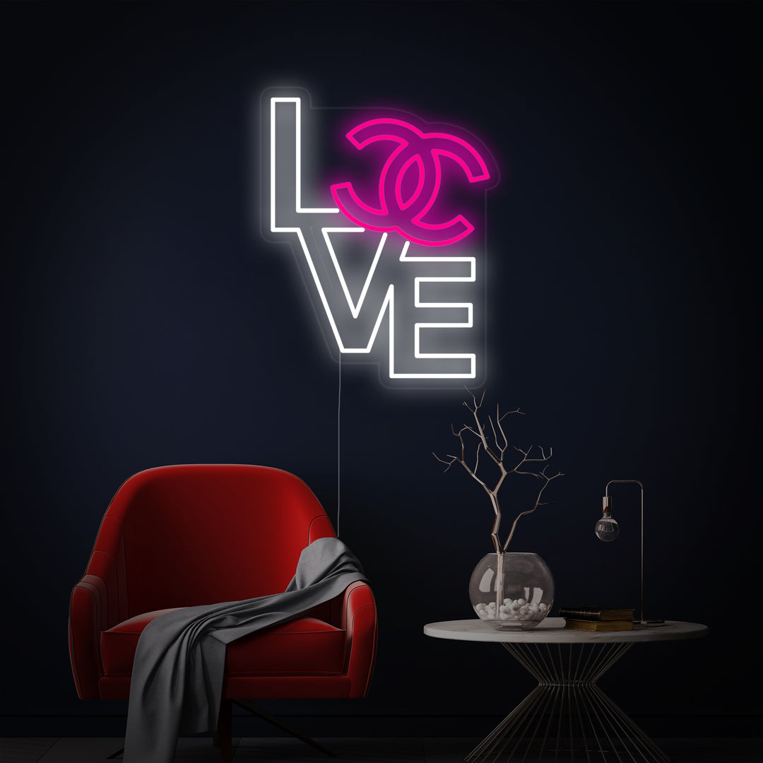 "CC Amor" Letreros Neon