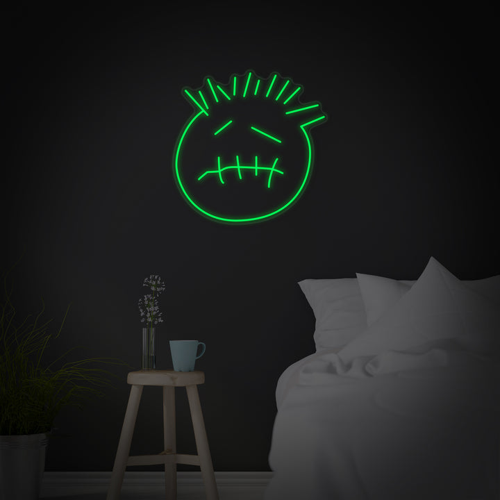 "Rostro De Cactus Jack" Letreros Neon