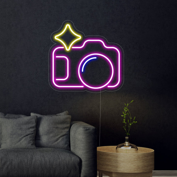 "Cámara" Letreros Neon