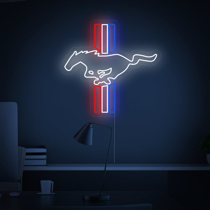 "Logo Coche Caballo" Letreros Neon