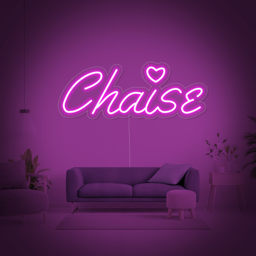 "Chaise" Letreros Neon