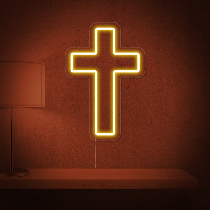 "Cruz Cristiana" Letreros Neon