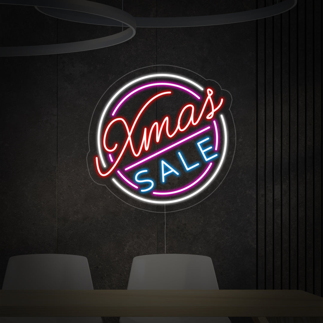 "Xmas Sale" Letreros Neon