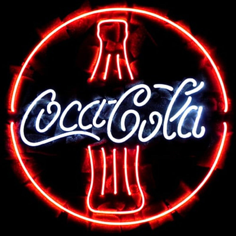 "Coca Cola Coke Bottle" Letreros Neon