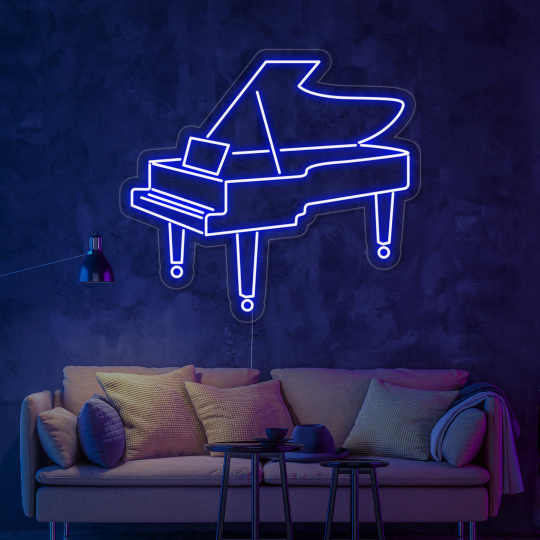 "Piano De Cola" Letreros Neon