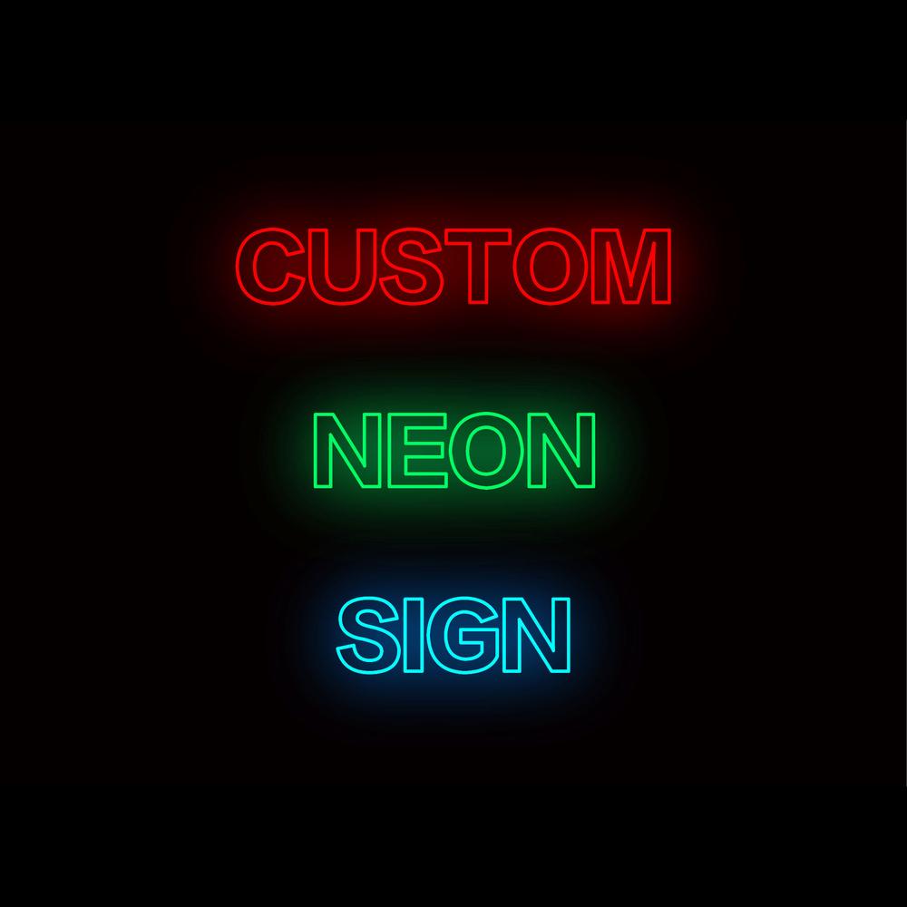 "Personalizado" Letreros Neon