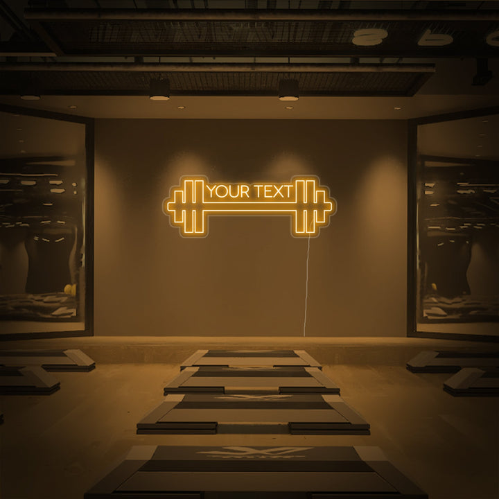 "Your Text, Fitness Personalizado, Gimnasio Personalizado" Letreros Neon