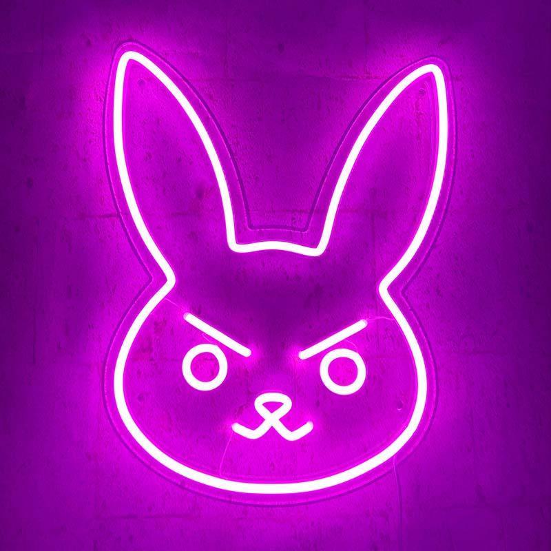 "D.Va Bunny" Letreros Neon