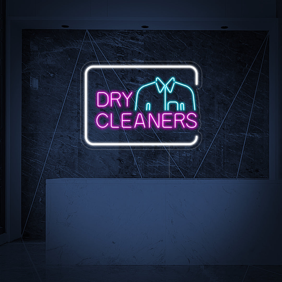 "Dry Cleaners" Letreros Neon