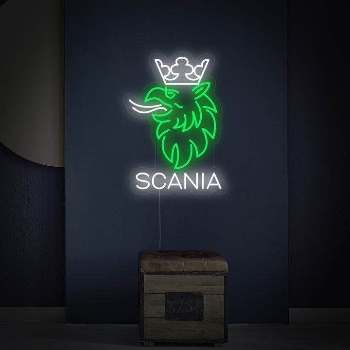 "Eagle Crown Car Logo" Letreros Neon
