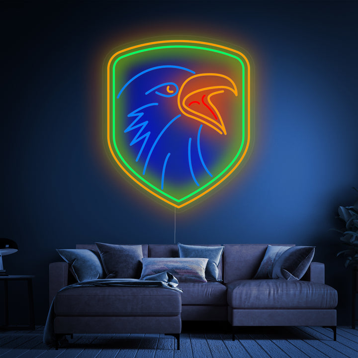 "Águila Con Shiled" Letreros Neon