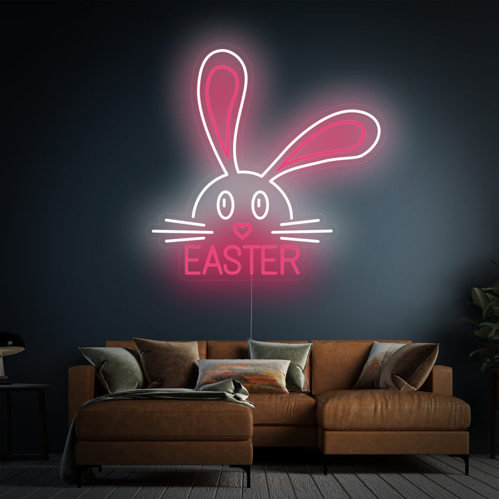 "Conejo De Pascua Animal" Letreros Neon
