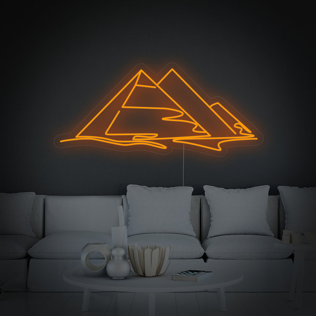 "Pirámides De Egipto" Letreros Neon