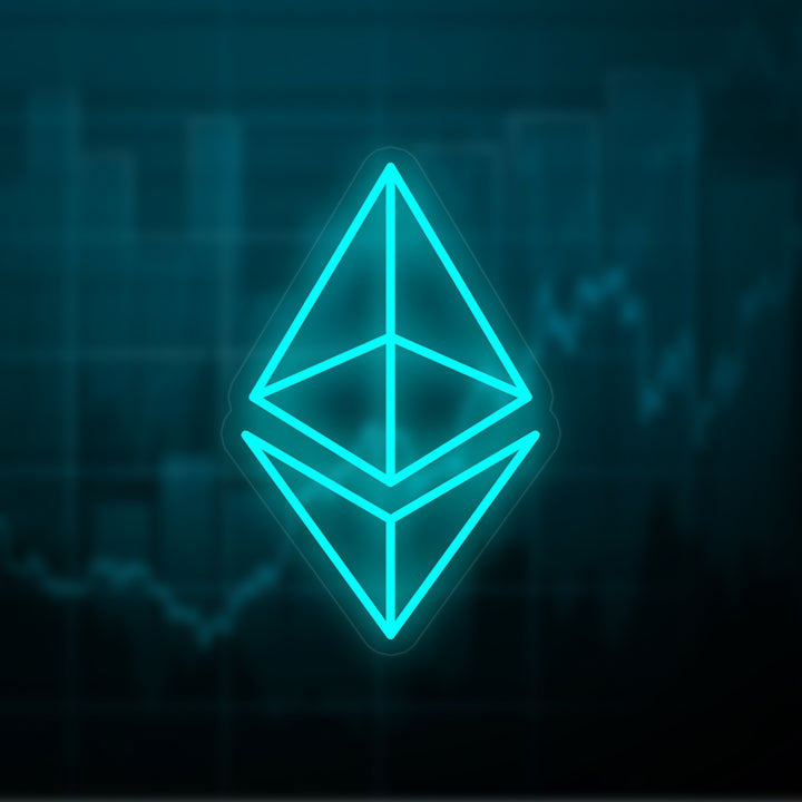 "Ethereum Eth" Letreros Neon