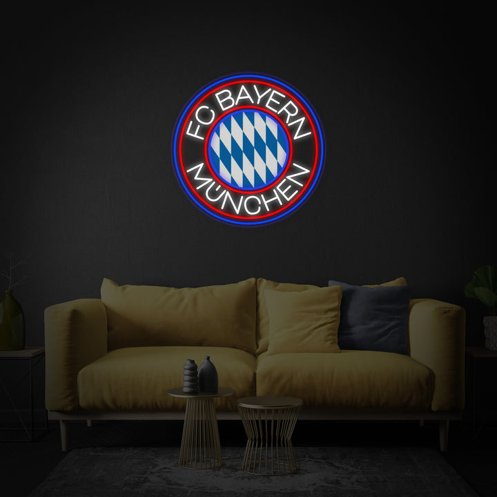 "FCBM Fútbol" Letreros Neon
