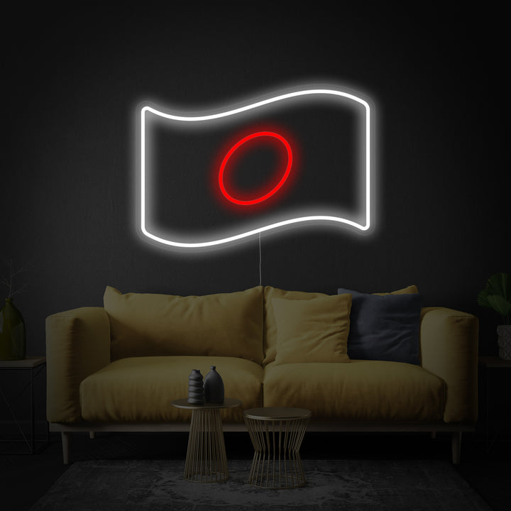 "Bandera De Japã N" Letreros Neon