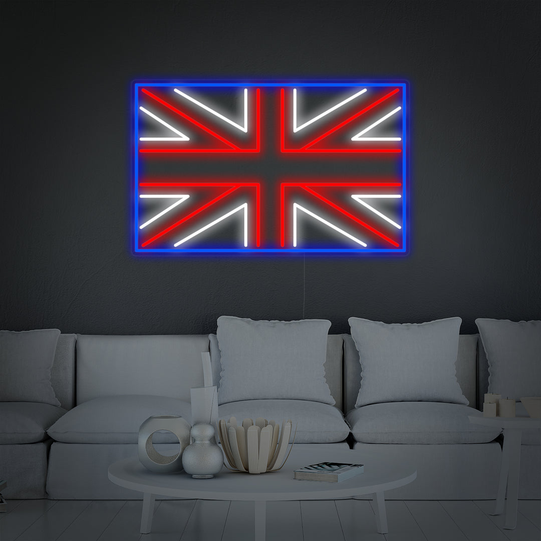 "Bandera Del Reino Unido" Letreros Neon