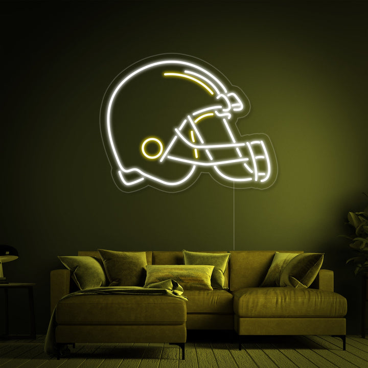 "Casco De Fútbol" Letreros Neon
