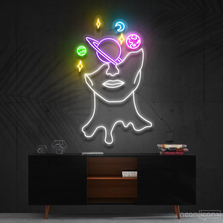 "Galaxy Brain" Letreros Neon