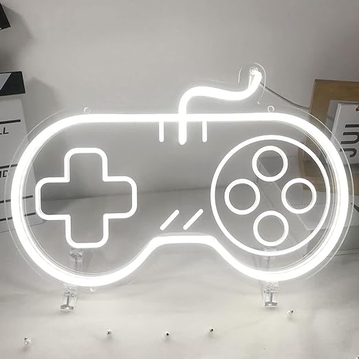 "Controlador de Juego" Mini Letreros Neon