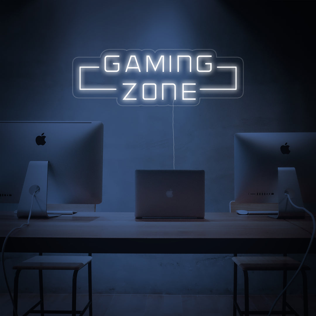 "Game Zone, Juego De Arte De La Pared" Letreros Neon
