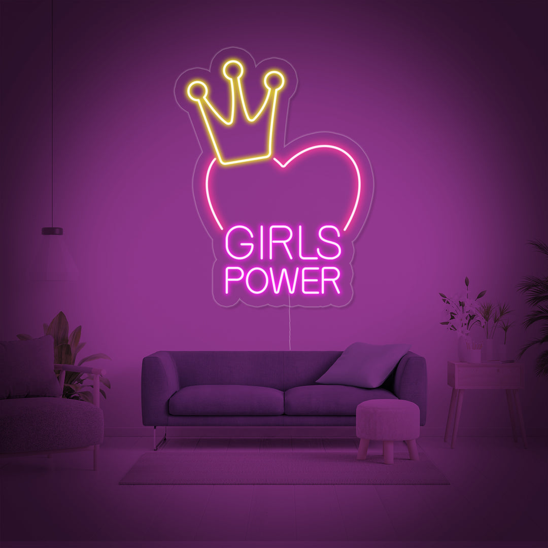 "Girls Power" Letreros Neon