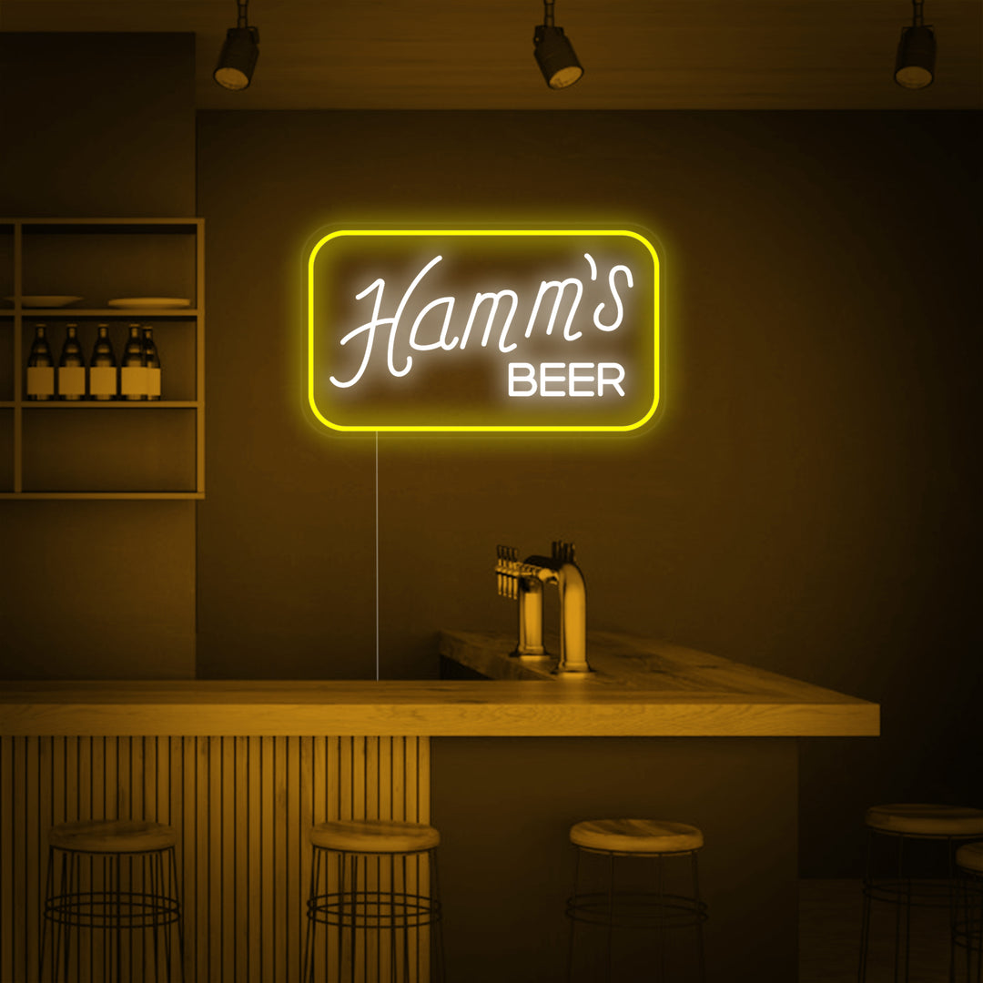 "Bar De Cerveza Hamms" Letreros Neon