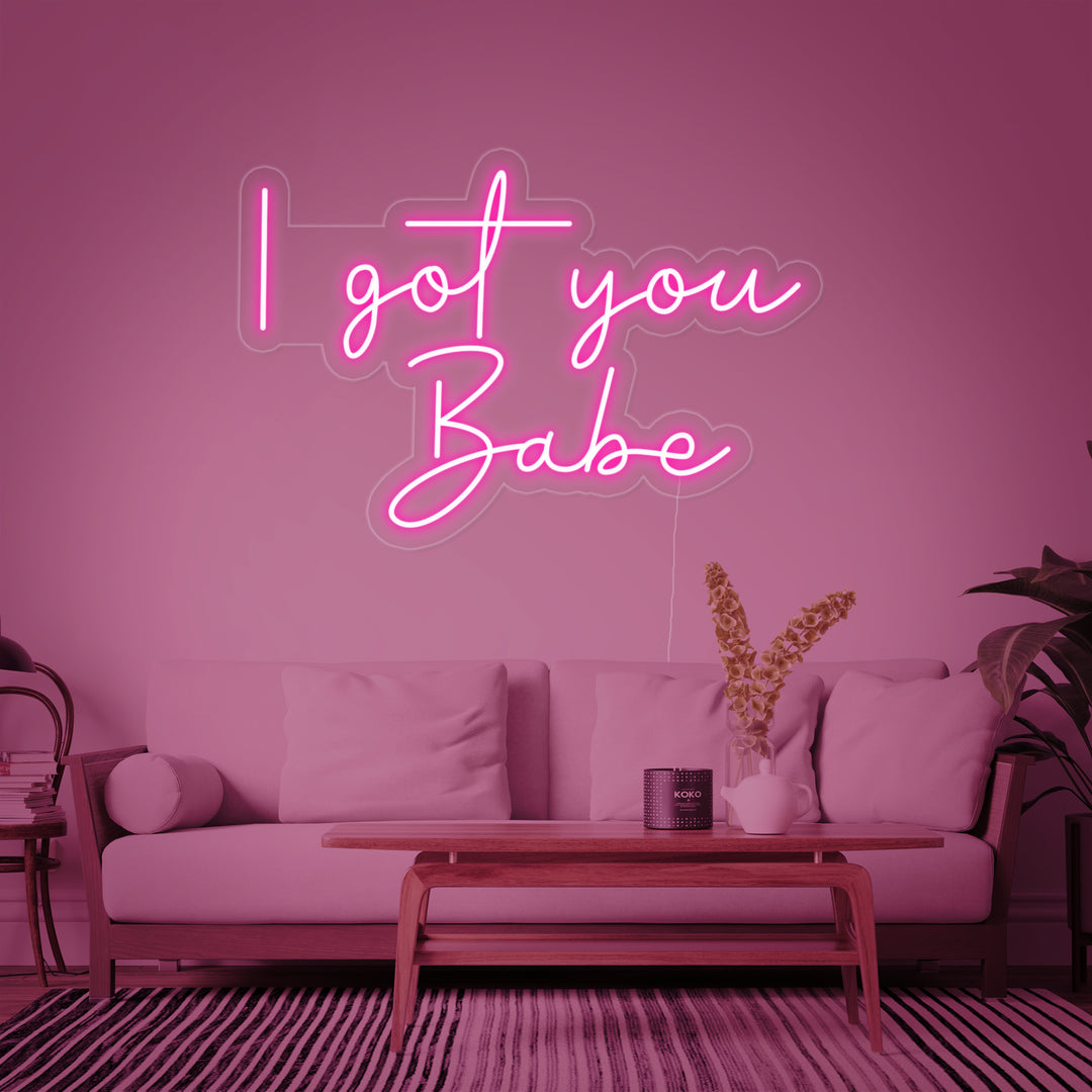 "I Got You Babe" Letreros Neon