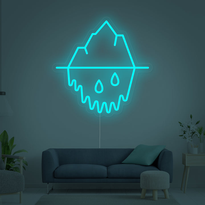 "Iceberg Goteante" Letreros Neon
