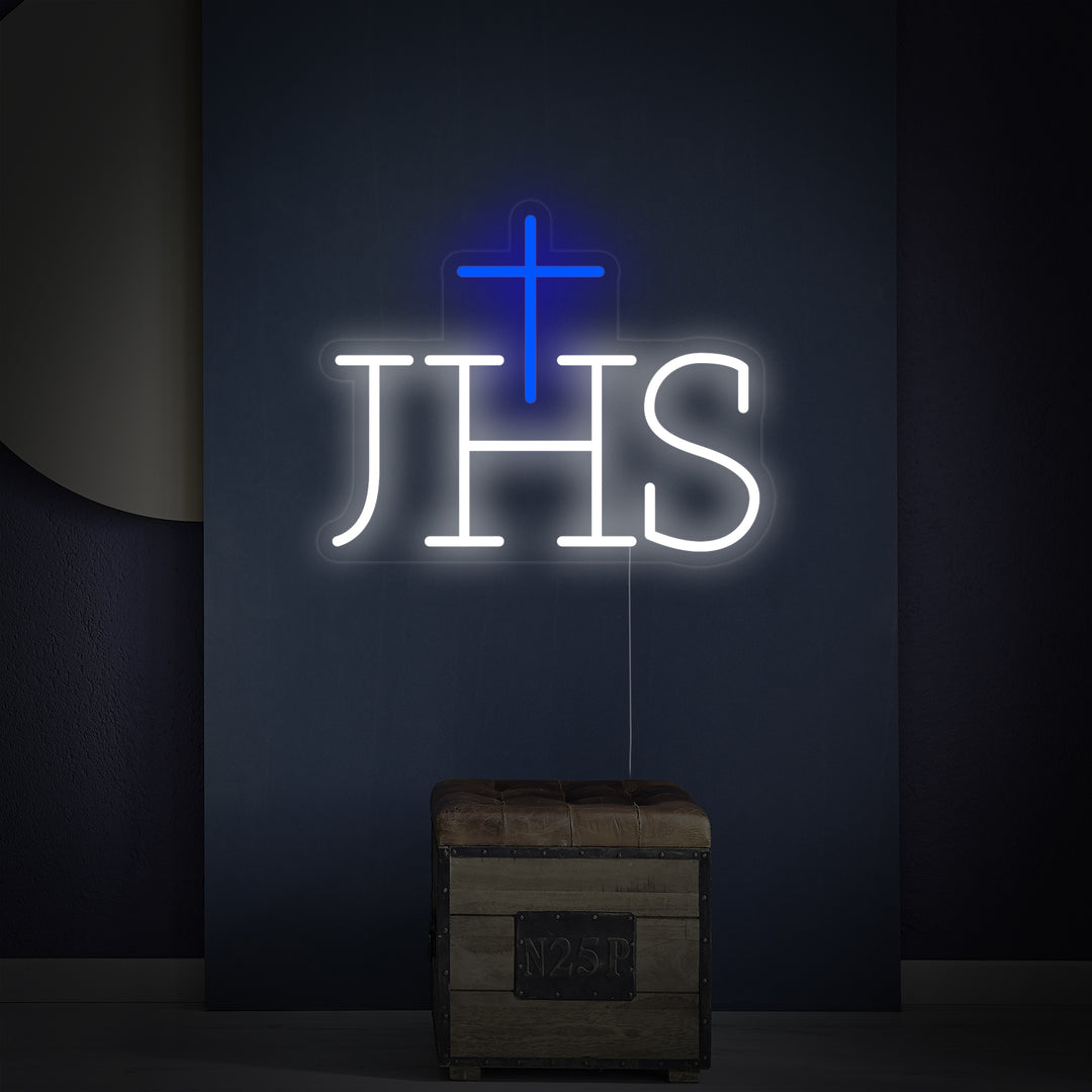 "Ihs Símbolo De Jesús" Letreros Neon