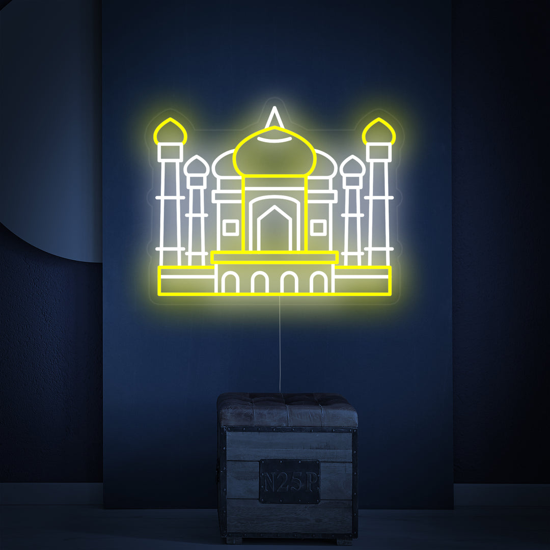 "Taj Mahal De La India" Letreros Neon